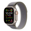 Apple Watch Ultra 2, 49mm Titanium Case Green/Grey Trail Loop M/L (Титан/Серый/Зелёный)