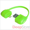Переходник с USB на Lightning PQI BAG, зеленый