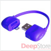 Переходник с USB на Lightning PQI BAG, пурпурный