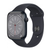 Apple Watch Series 8 GPS, 41mm Midnight Aluminium Case with Midnight Sport Band L («Тёмная ночь»)
