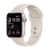 Apple Watch SE GPS, 40mm Starlight Aluminum Case with Solo Loop («Сияющая звезда»)