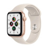 Apple Watch SE GPS, 44mm Gold Aluminium Case with Starlight Sport Band (Золотистый/Белый)