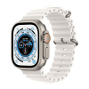 Apple Watch Ultra GPS + Cellular, 49mm Titanium Case with White Ocean Band (Титан/Белый)