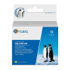 Картридж G&G 82 жёлтый для HP DesignJet 500/510/800/815/120 (72 мл)
