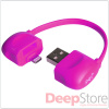Переходник с USB на Lightning PQI BAG, розовый