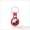 Кожаный брелок для AirTag с кольцом для ключей, цвет (PRODUCT)RED
