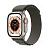 Apple Watch Ultra GPS + Cellular, 49mm Titanium Case with Green Alpine Loop M (Титан/Зелёный)