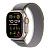 Apple Watch Ultra 2, 49mm Titanium Case Green/Grey Trail Loop M/L (Титан/Серый/Зелёный)