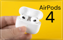 AirPods 4 получат новый дизайн и активное шумоподавление