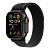 Apple Watch Ultra 2, 49mm Black Titanium Case with Black Trail Loop M/L (Чёрный титан/Чёрный)
