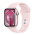 Apple Watch Series 9 GPS, 45mm Pink Aluminium Case with Light Pink Sport Band M/L (Розовый)
