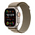 Apple Watch Ultra 2, 49mm Titanium Case with Olive Alpine Loop Small (Титан/Оливкoвый)