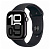 Apple Watch Series 10 GPS, 46mm корпус чёрный / чёрный силиконовый ремешок Sport Band (M/L)