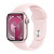 Apple Watch Series 9 GPS, 41mm Pink Aluminium Case with Light Pink Sport Band M/L (Розовый)