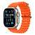 Apple Watch Ultra 2, 49mm Titanium Case with Orange Ocean Band (Титан/Оранжeвый)