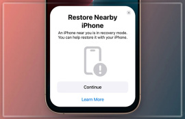Прошивку iPhone 16 можно восстановить с другого устройства по беспроводному подключению