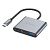 Переходник Deppa USB Type-C хаб 3 в 1